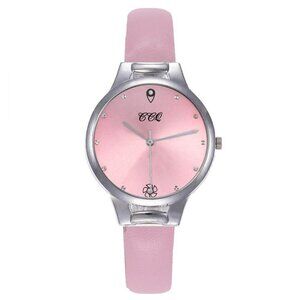 Rhinestone Dial Wristwatch